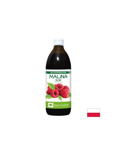 Сок от малина + Витамин Ц х 500 мл ALTER MEDICA | Raspberry juice