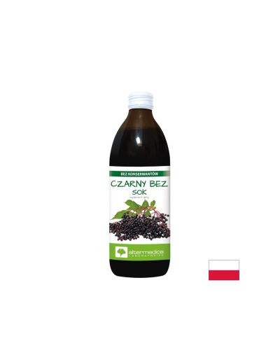 Сок от черен бъз + Витамин Ц х 500 мл ALTER MEDICA | Sambucus juice