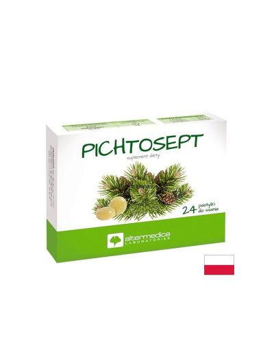 Пастили за гърло с пихтово масло 105 мг х 24 пастили ALTER MEDICA