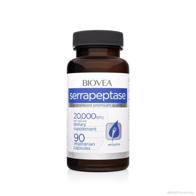 Серапептаза 40000 IU х 90 капсули Biovea | Serrapeptase