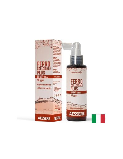 Колоидно желязо 50 ppm спрей, 33 дози х 100 мл AESSERE | Colloidal Iron Spray