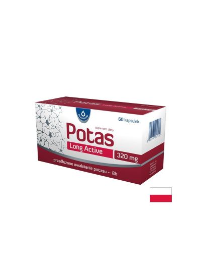 Калий 960 мг х 60 капсули с удължено освобождаване Oleofarm | Potassium