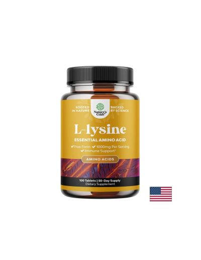 Л-Лизин 500 мг х 100 таблетки Nature's Craft | L-Lysine