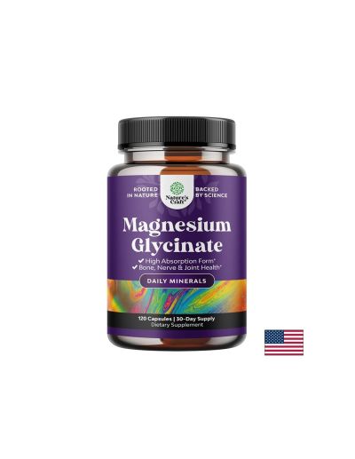 Магнезий бисглицинат 125 мг х 120 капсули Nature's Craft | Magnesium bisglycinate