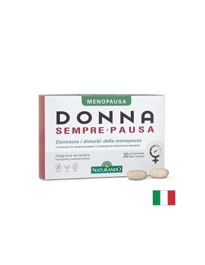 Формула при менопауза със соя и див ям х 30 таблетки Naturando | Donna Sempre Pausa