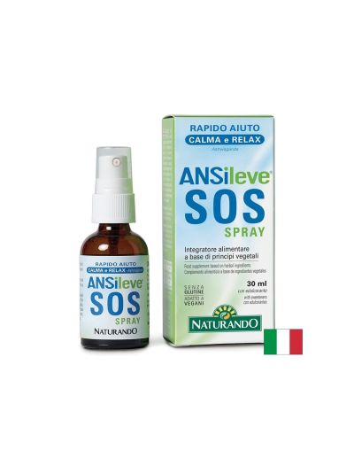 SOS спрей при стрес и напрежение х 30 мл Naturando | ANSileve