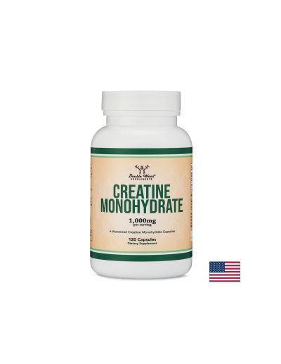 Креатин монохидрат 500 мг х 120 капсули Double Wood | Creatine monohydrate