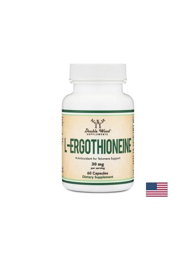 Л-Ерготионеин 30 мг х 60 капсули Double Wood | L-Ergothioneine