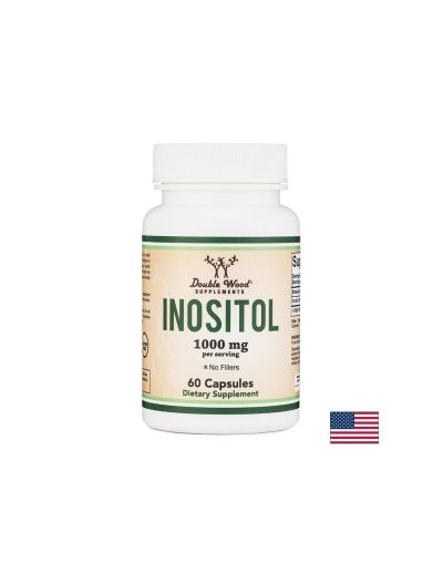 Мио-инозитол 500 мг х 60 капсули Double Wood | Myo-inositol