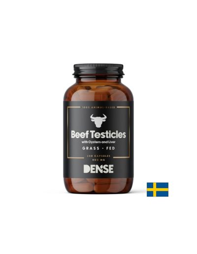 Говежди тестиси + черен дроб + екстракт от стриди х 240 капсули DENSE | Beef testicles, liver & oysters