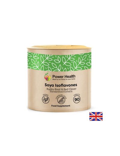 Изофлавони комплекс - соеви, от кудзу и червена детелина х 90 таблетки Power Health | Isoflavones