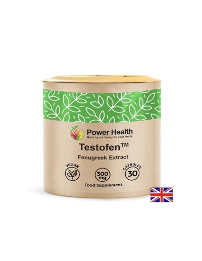 Testofen ™ Сминдух екстракт 300 мг х 30 капсули Power Health | Fenugreek