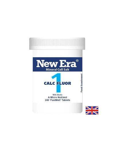 Минерална сол № 1 Калциев флуорид + Биотин за зъбите и устната кухина х 240 бързоразтворими таблетки Power Health