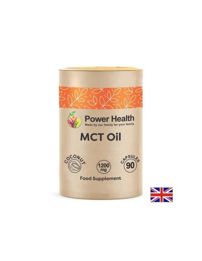 МСТ Кокосово масло 1200 мг х 90 капсули Power Health | MCT Oil