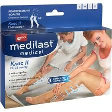 Чорап за разширени вени МЕДИЛАСТ 7/8, II компресия МЕДИКА | MEDICA 