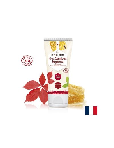 Релаксиращ гел за леки крака 100 мл Famille Mary | Gel jambes legeres bio