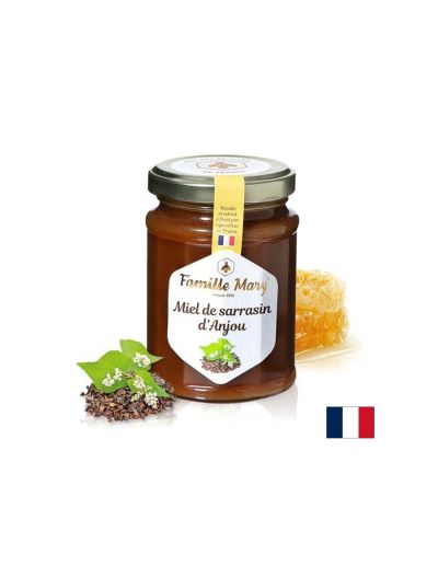 Пчелен мед от цвят на елда от Анжу х 230 гр Famille Mary | Buckwheat Honey