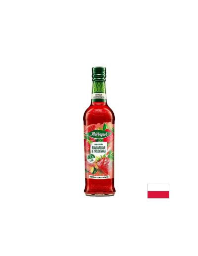 Сироп от ревен и ягода х 420 мл HERBAPOL | Rhubarb & Strawberry syrup