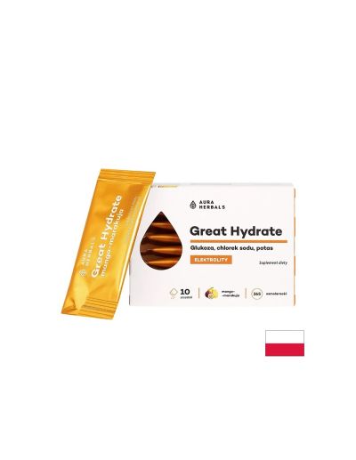 Great Hydrate Формула за електролитен баланс х 10 сашета Aura Herbals