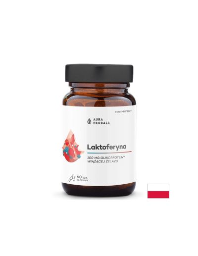Лактоферин 100 мг х 60 капсули Aura Herbals | Lactoferrin