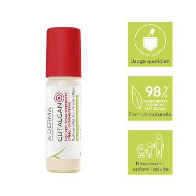 А-Дерма Култалган успокояващ рол-он за след ухапване от насекоми 10 мл | Cutalgan A-Derma