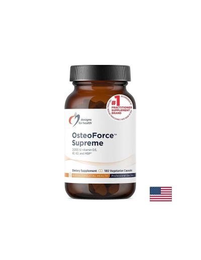 OsteoForce Supreme Формула за костна плътност и минерализация х 180 капсули Designs For Health