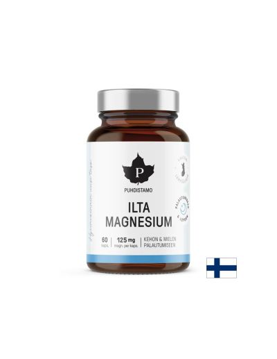 Формула за сън с магнезий бисглицинат + Л-Теанин, Л-Триптофан и пасифлора х 60 капсули Pudhistamo