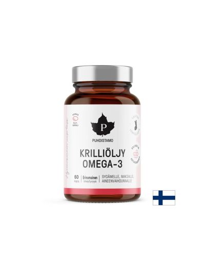 Масло от Крил х 60 капсули PUHDISTAMO | Krill Oil