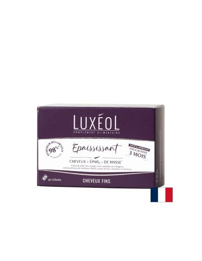 Формула за гъста и здрава коса с колагенови пептиди, билки и витамини х 90 капсули LUXEOL