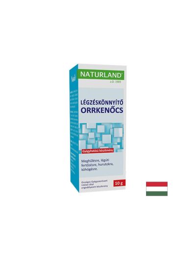 Назален мехлем при запушен нос с евкалипт, мента и мащерка х 10 гр Naturland