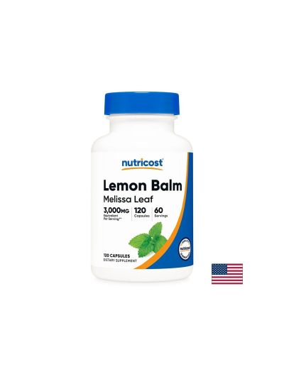 Маточина 300 мг х 120 капсули Nutricost | Lemon balm