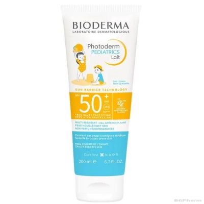 Биодерма ФОТОДЕРМ Педиатрикс мляко SPF50+ 200 мл + Лосион за след слънце ПРОМО ПАКЕТ | Photoderm Pediatrics Bioderma