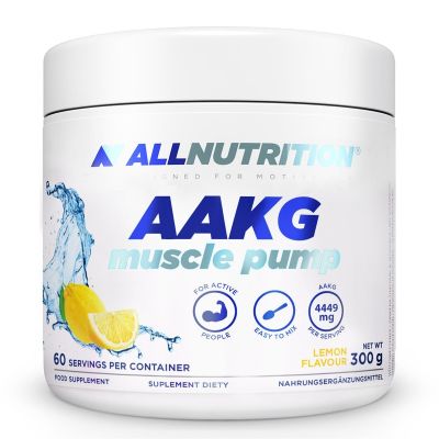 ААКГ Аргинин Алфа кетоглутарат на прах 300 гр, различни вкусове Allnutrition | AAKG Muscle Pump