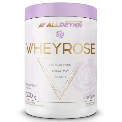 Суроватъчен протеин за жени на прах 500 гр, различни вкусове Allnutrition | AllDeynn Wheyrose