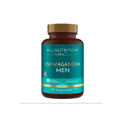 Ашваганда за мъже 300 мг + биоперин и мака х 60 капсули AllNutrition | Ashwagandha Men