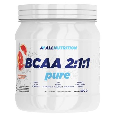 БЦАА Верижно-разклонени аминокиселини на прах 500 гр Allnutrition | BCAA 2:1:1 Pure