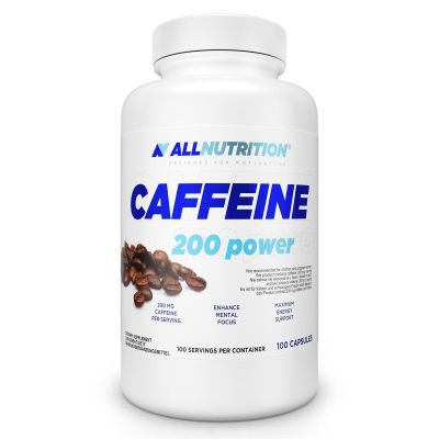 Кофеин 200 мг х 100 капсули Allnutrition | Caffeine 200 Power