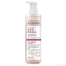 А-дерма Екзомега Успокояващ почистващ гел за лице х 200 мл | Exomega A-Derma