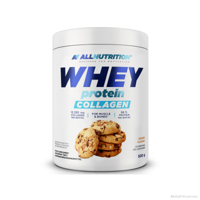Колагенов протеин + суроватъчен концентрат х 500 гр Allnutrition | Whey Protein Collagen