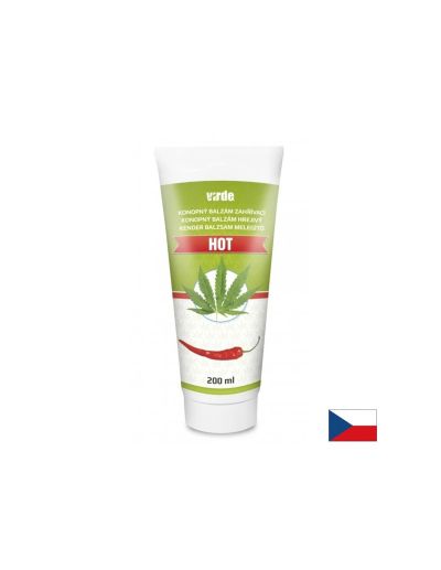 Загряващ балсам с конопено масло х 200 мл VIRDE | Cannabis oil balm