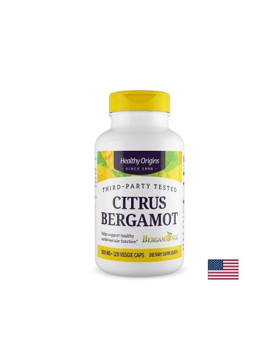 Бергамот екстракт 500 мг х 120 капсули Healthy Origins | Citrus Bergamot