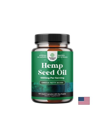Конопено масло 500 мг х 120 капсули Nature's Craft | Hemp Seed Oil
