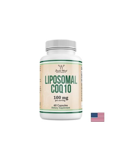 Липозомен Коензим Q10 100 мг х 60 капсули Double Wood | Coenzyme Q10 Lyposomes