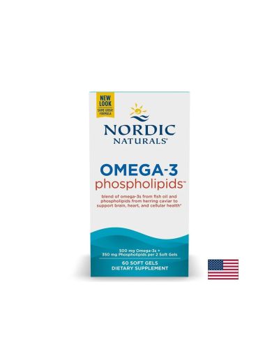 Омега 3 от фосфолипиди от хайвер 250 мг х 60 капсули Nordic Naturals | Omega 3
