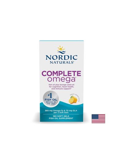 Омега 3-6-9 + масло от пореч 282 мг х 180 капсули Nordic Naturals | Complete Omega 3-6-9