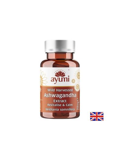 Ашваганда ( диворастяща ) екстракт 350 мг х 60 капсули AYUMI | Ashwagandha
