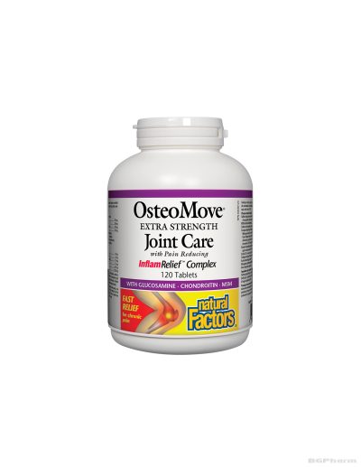 ОстеоМуув Грижа за ставите х 120 таблетки Natural Factors | OsteoMove