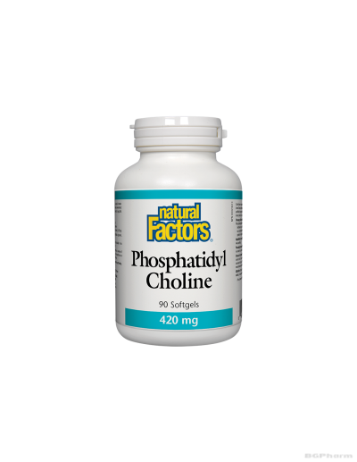 Фосфатидил Холин 420мг х 90 капсули Natural Factors | Phosphatidyl Choline
