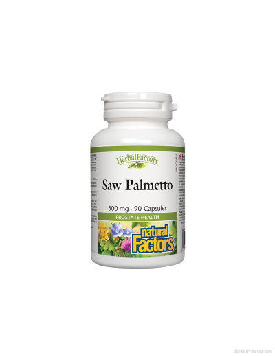 Сао Палмето (за простата) 500мг х 90 капсули Natural Factors | Saw Palmetto
