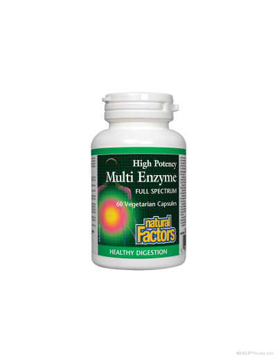Мулти ензими (пълен спектър храносмилателни ензими) х 60 капсули Natural Factors